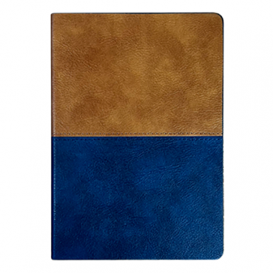 Цвет Коричневый+синий, Блокноты двухцветные - FATLINE