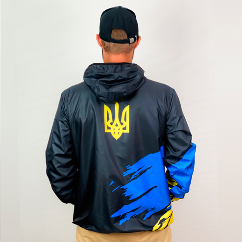 3D ветровка Красные цветы