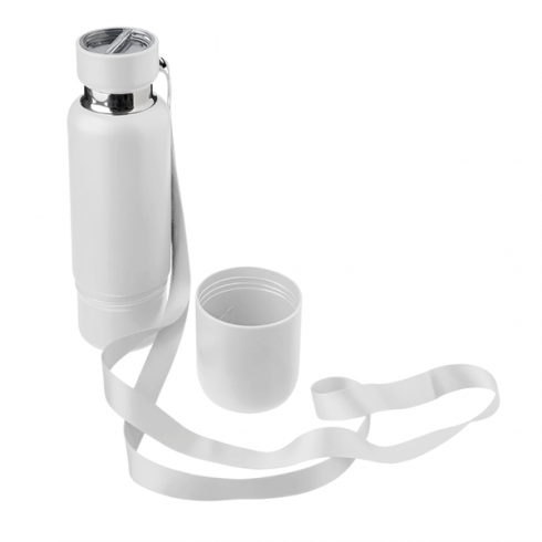 Термобутылка Viano БМВ лого желто-голубое