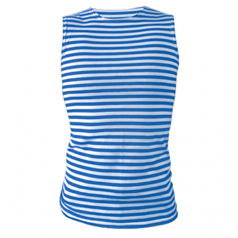 Майка-тельняшка Алкоголь це страшно, але Саньок не сцикло