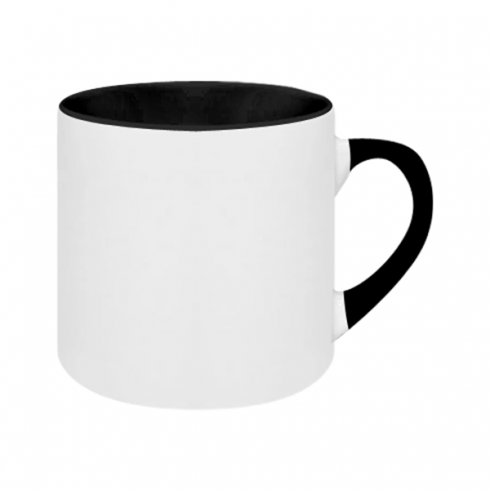 Кружка двоколірна 180ml Сміливі завжди мають щастя