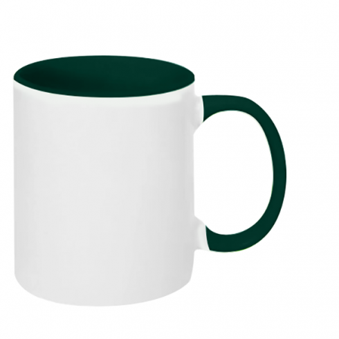 Кружка двоколірна 320ml Military girl spades