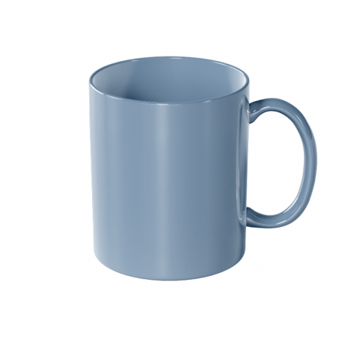 Кружка кольорова 320ml Новорічний коник