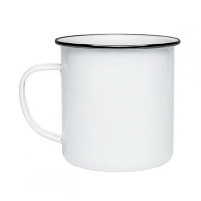 Цвет Белый, Кружки эмалированные - FATLINE