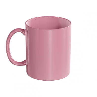 Цвет Розовый, Кружки цветные 320ml - FATLINE