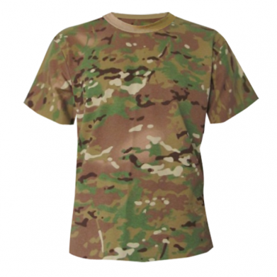 Цвет Мультикам, Футболки камуфляжные - FATLINE