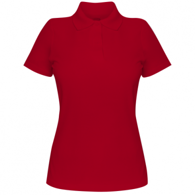 Цвет Красный, Поло женские - FATLINE