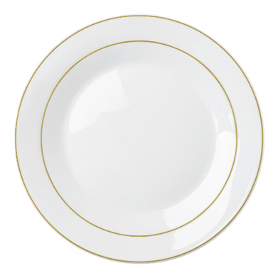 Колір Білий із золотом, Тарілки - FATLINE
