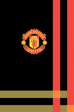 Флаг Manchester United and stripes 2
