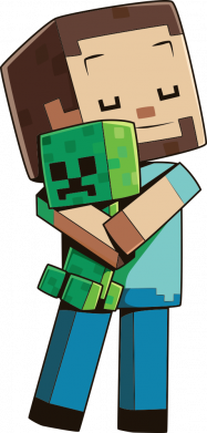 Принт Чохол для iPhone 15 Plus Heroes from Minecraft, Фото № 2 - FATLINE