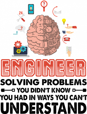 Принт Фартук Engineer solving problems, Фото № 2 - FATLINE