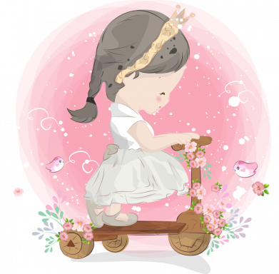 Женская футболка Cute Scooter Girl 2