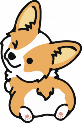 Принт Шопер Winking Corgi, Фото № 2 - FATLINE