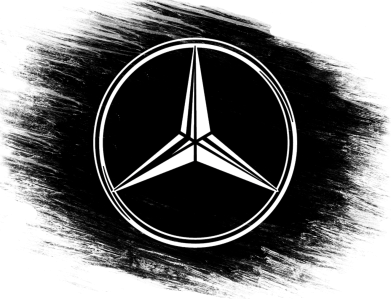 Принт Металева табличка Мерседес арт, Mercedes art, Фото № 2 - FATLINE