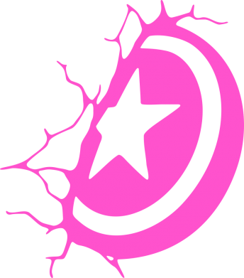 Женская майка Captain America shield 2