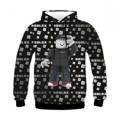 Принт Дитяча 3D худі Roblox And Metal Logo, Фото № 2 - FATLINE