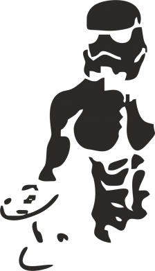 М'яка іграшка Котик Star Wars з гантелей 2