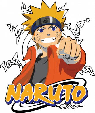 Шеврон щит Naruto style 2