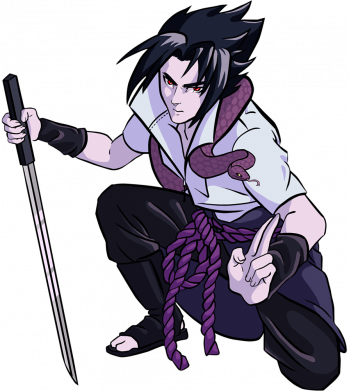 Принт Блокнот А5 Sasuke with katana, Фото № 2 - FATLINE