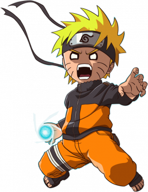 Шеврон прямокутний Crazy Naruto 2