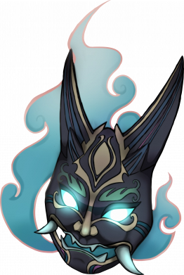 Мужская футболка Stedman Genshin Impact Xiao's mask 2