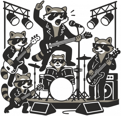 Шапка на флисе Рок Еноты 2