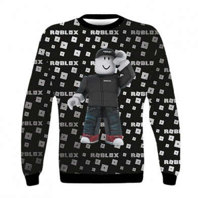 Принт Дитячий 3D світшот Roblox And Metal Logo, Фото № 2 - FATLINE