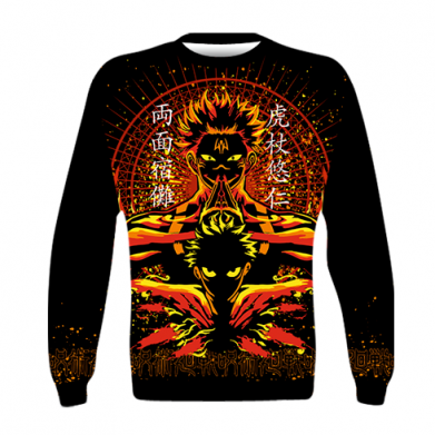 Принт Детский 3D свитшот Рёмен Сукуна И Итадори Юджи, Фото № 2 - FATLINE