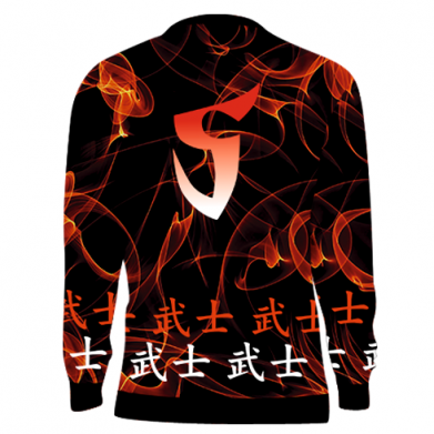 3D свитшот Standoff Samurai And Fire 2