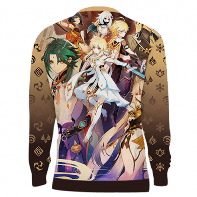3D свитшот Genshin Impact Characters 2