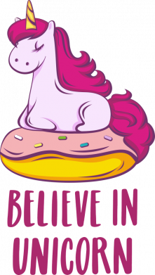 Шапка Единорог с пончиком 2