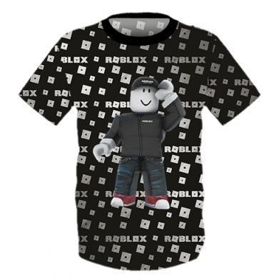 Принт Дитяча футболка 3D Roblox And Metal Logo, Фото № 2 - FATLINE