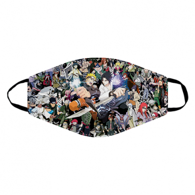 Принт Маска для лица Наруто Герои, Фото № 2 - FATLINE