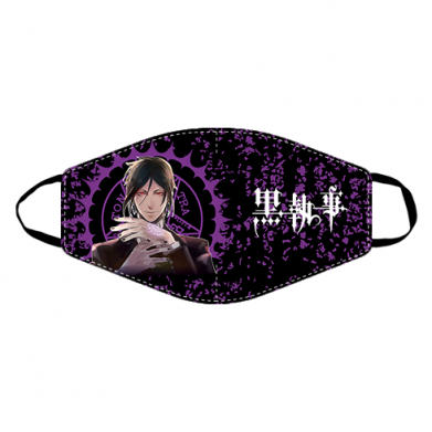 Принт Маска для лица Sebastian Michaelis, Фото № 2 - FATLINE