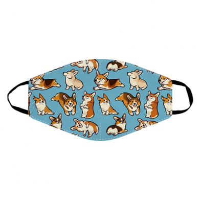 Маска для обличчя Cute Corgis 2