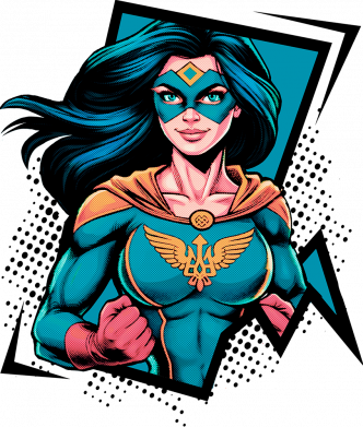 Дитяча футболка Український Марвел Справжня Героїня 2