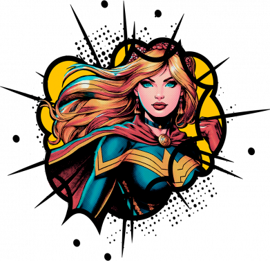 Кружка-хамелеон Український Марвел Героїня у Вінку 2