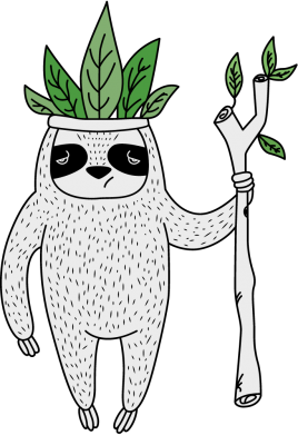 Кружка 320ml King sloths 2
