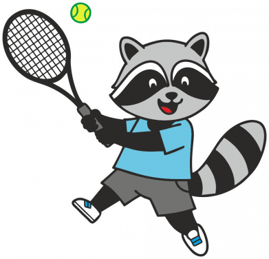 Шапка на флисе Енот-Теннисист или Король корта 2