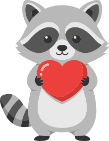 Худі утеплене Єнотик і сердечко 2