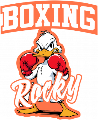 Детская футболка утка боксер 2