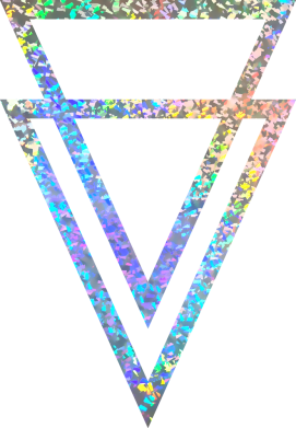 Женская футболка Triangles Голограмма 2