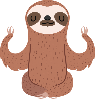 Кружка 320ml Sloth Yogi 2