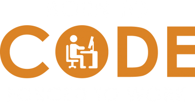Принт Футболка премиум мужская FATLINE Born to code forced to work, Фото № 2 - FATLINE