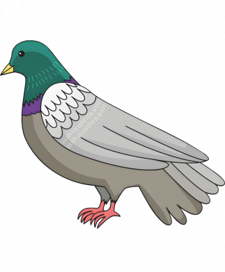 Мужская футболка Stedman Будь как голубь, сри на всё 2