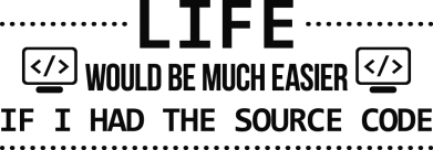 Принт Чехол для Xiaomi Redmi 12 Life would be much easier if I had the source code, Фото № 2 - FATLINE