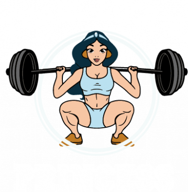 Худи унисекс Тренеруйся как принцесса 2