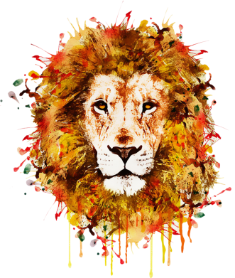 Кружка 320ml Lion Art 2