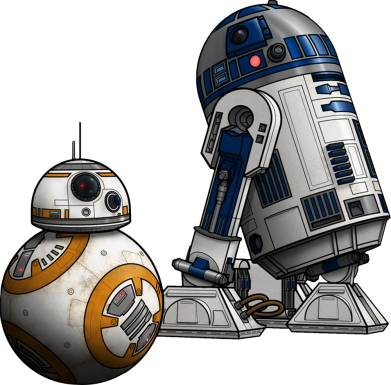 Кружка двоколірна 320ml R2D2 & BB-8 2