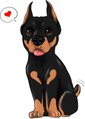 Принт Чехол для Xiaomi Redmi Note 12 Pro 5g Doberman Puppy, Фото № 2 - FATLINE